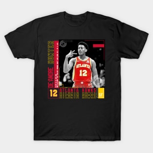 De'andre Hunter Paper Poster T-Shirt